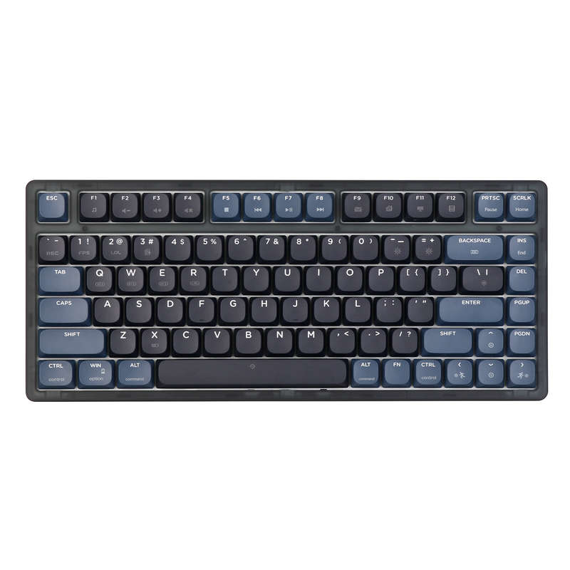Ajazz AK832 75% LowProfile Mechanical Gaming Keyboard Gasket-mounted Bluetooth 5.1/2.4G Wireless & T