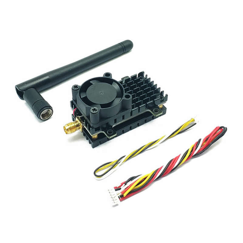 EWRF 5.8Ghz 2W FPV Wireless Transmitter VTX 2000MW 48CH Video AV Audio Sender With 2.8mm CMOS 1000TV