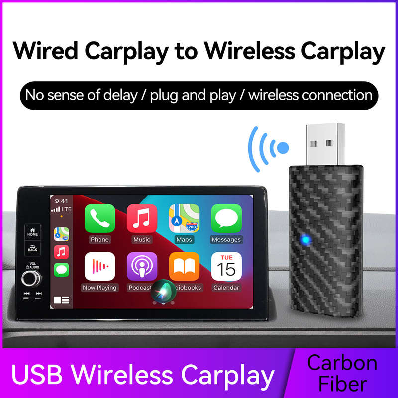 Wireless CarPlay Adapter Original Car Wired Carplay To Wireless Carplay Bluetooth 5.0 Wireless Conne