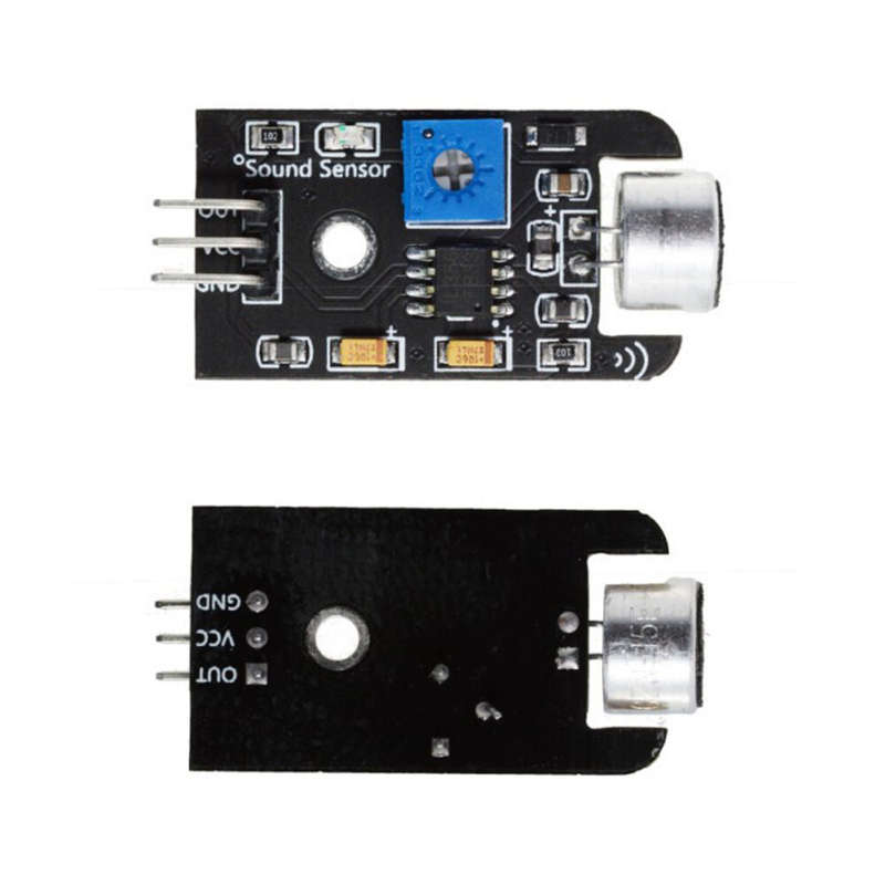 High-sensitivity Microphone Sound Sensor Module Analog Output to Detect Sound Level Electronic Build