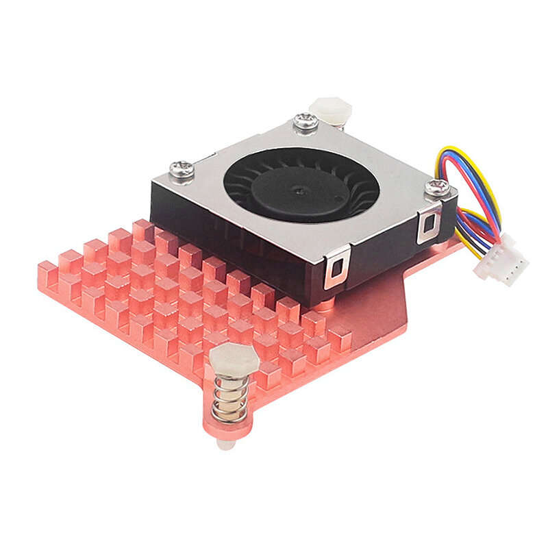 Raspberry Pi Dissipation Cooling Fan Pure Copper Radiator Blower Cooler Heatsink for Raspberry Pi 5