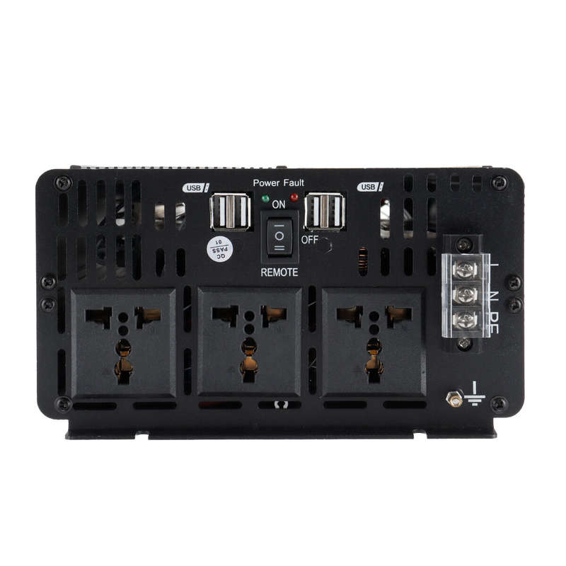 Excellway 1000/2000/3000/4000/6000W(Peak) Car Power Inverter 220V 60Hz DC 12V/24V Converter with LCD