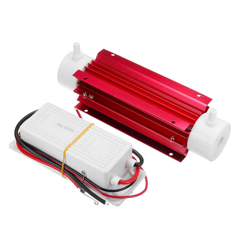 AC220V 7g/h Quartz Tube Type Ozone Generator Kit Industrial Water Ozone Generator for Hospitals Ozon