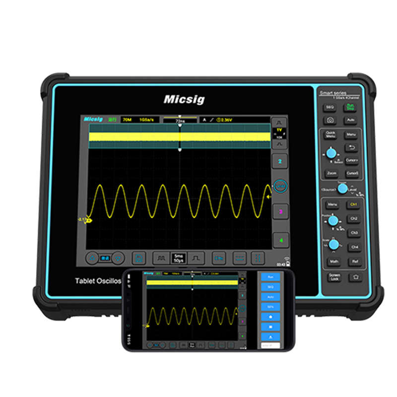 Micsig STO2002 Tablet Oscilloscope 200MHz Bandwidth 1G Sa/s Sampling Rate 8-inch Touchscreen Advance