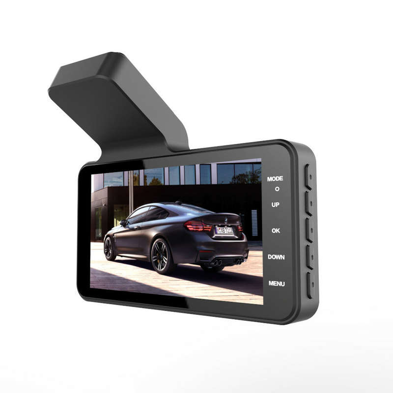 4 Inch Dash Cam HD 1080P Car DVR Front Rear Dual Recording Reversing Image 24H Parking Dual Lens Dri