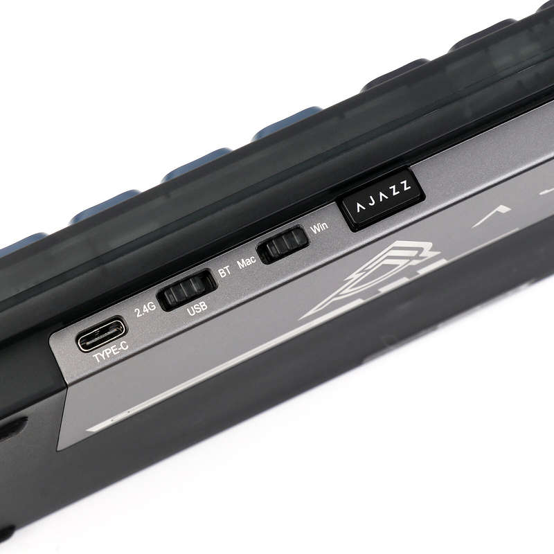 Ajazz AK832 75% LowProfile Mechanical Gaming Keyboard Gasket-mounted Bluetooth 5.1/2.4G Wireless & T