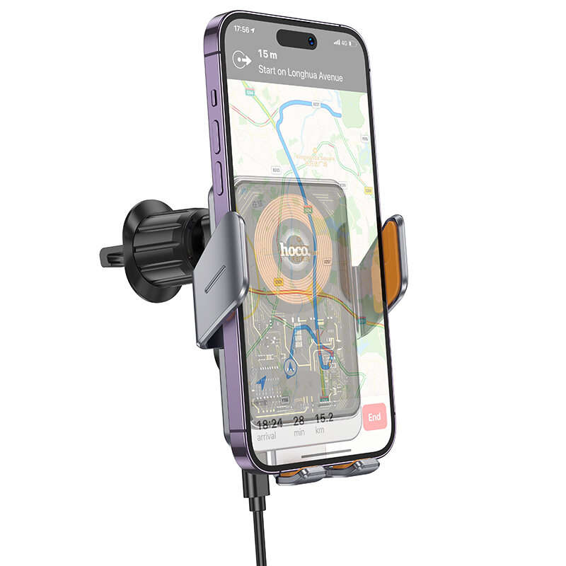 HOCO HW7 15W 10W 7.5W 5W Wireless Charger Fast Wireless Charging Mount Stand for Qi-enabled Smart Ph