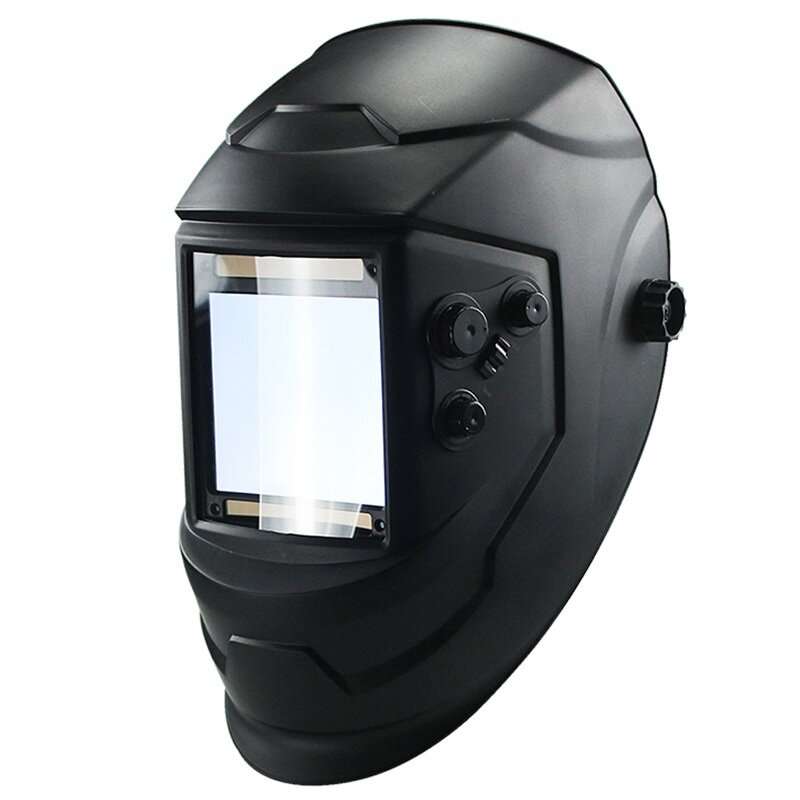 Big View 4 Arc Sensor DIN5-DIN13 TIG MIG MMA Welding Mask Helmet Solar Power Auto Darkening Welding