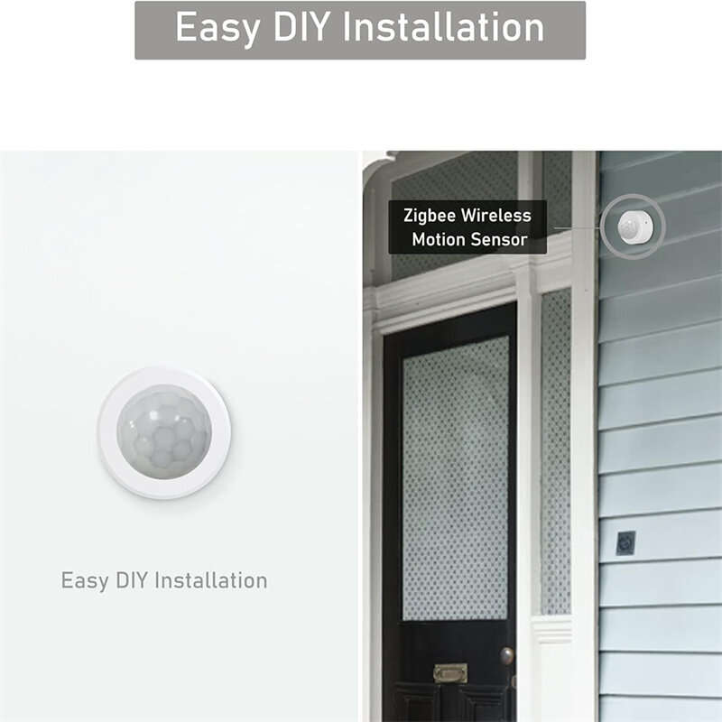 Tuya Zigbe Human Motion Sensor Smart Home Mini PIR Motion Sensor Infrared Detector Security Smart Li
