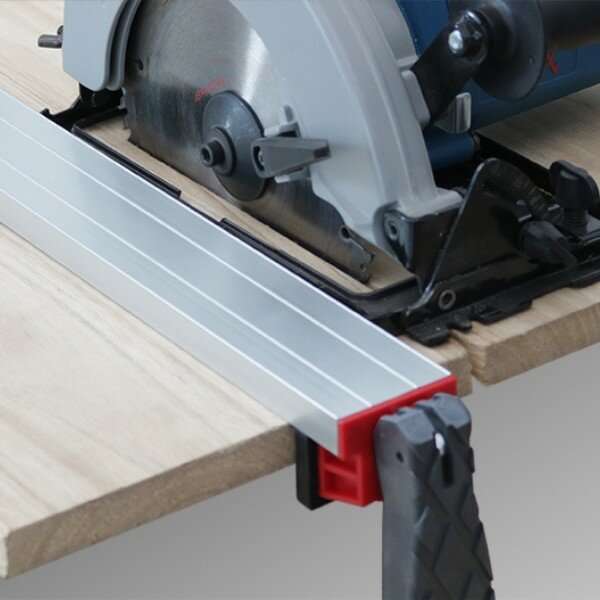 600mm/24Inch Wood Board Clamp Straight Edge Clamp Router Trimming Guide Electric Circular Saw Cuttin