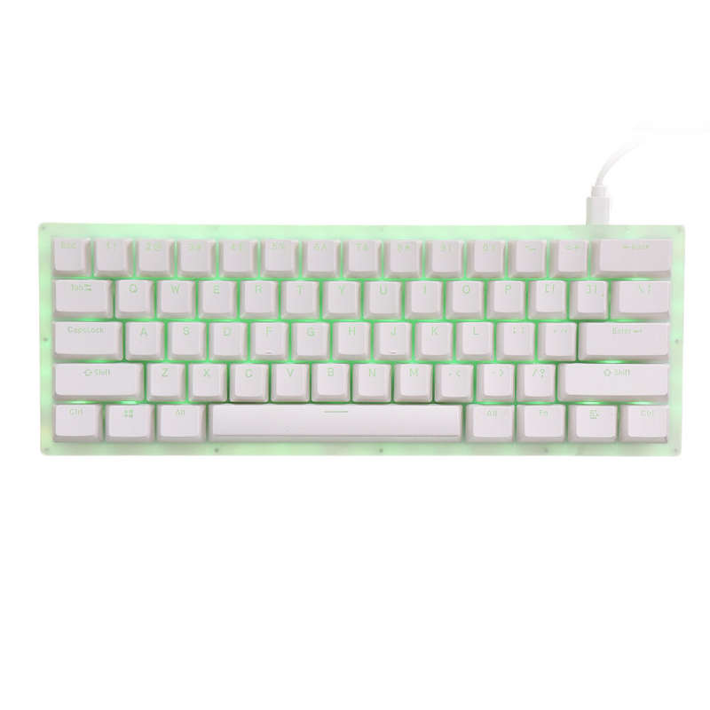 GamaKay K61 Mechanical Keyboard 61 Keys 60 Keyboard Hot Swappable Type-C 3.1 Wired USB Translucent G