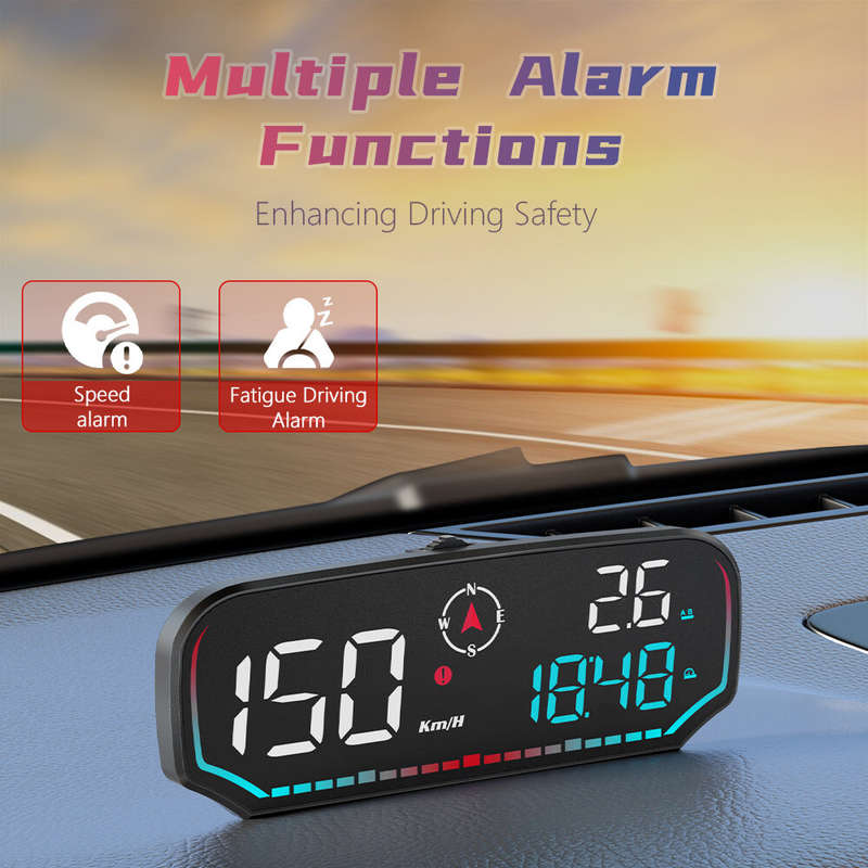 G14 Car HUD Head-up Display Car Universal Beidou GPS Altitude Date Speedometer HD Display Screen Ove