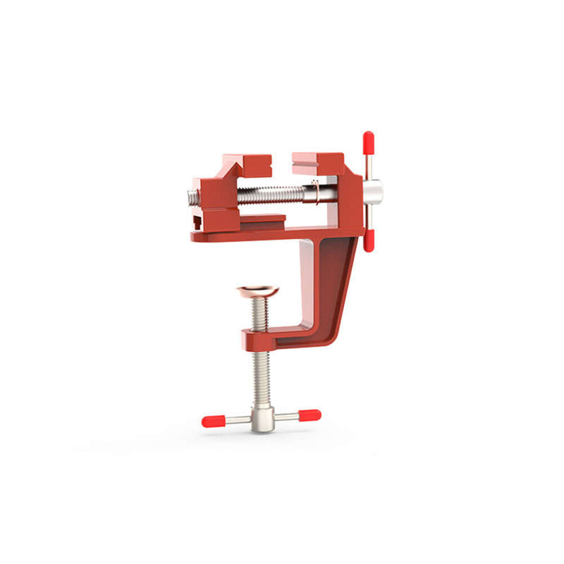1PCS Upgraded Mini Aluminum Alloy Bench Table Clamp-on Vise Clamp Fixed Tool for Woodworking / Metal