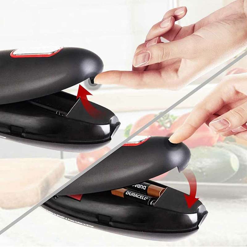 Electric Can Opener Handheld Automatic Bottle Opener Jar Can Tin Touch No Sharp Edges High Power Ope