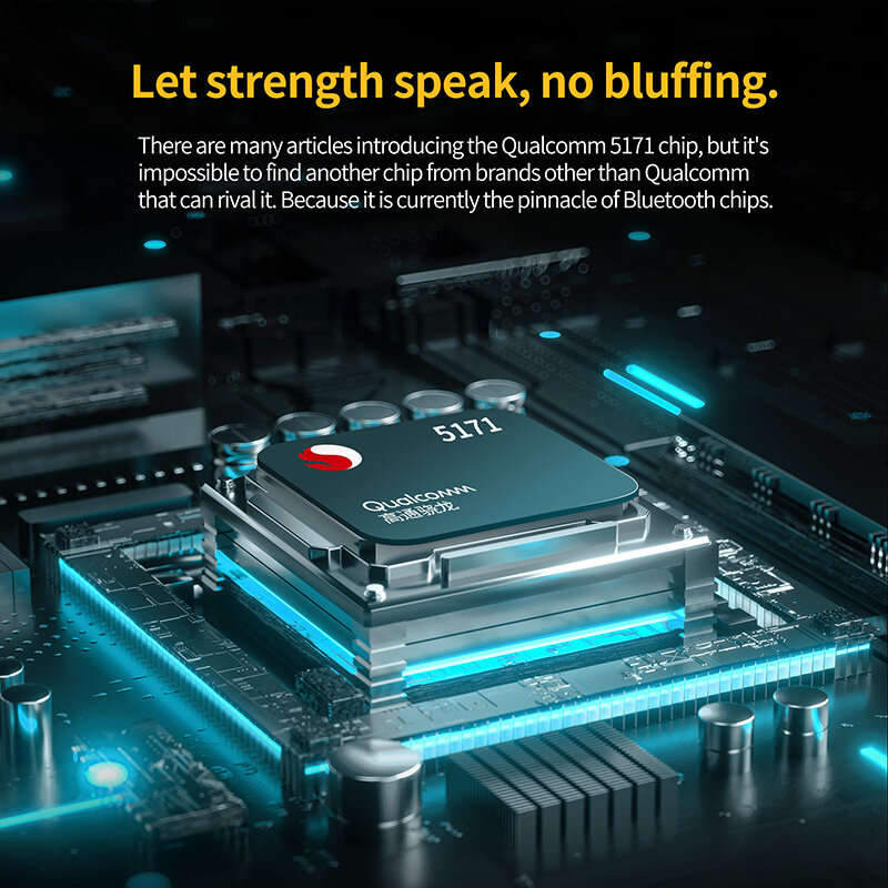 KZ-AZ20 TWS bluetooth 5.3 Module QCC5171 HiFi Stereo HD Audio CVC Noise Cancelling Three-mode Ergono