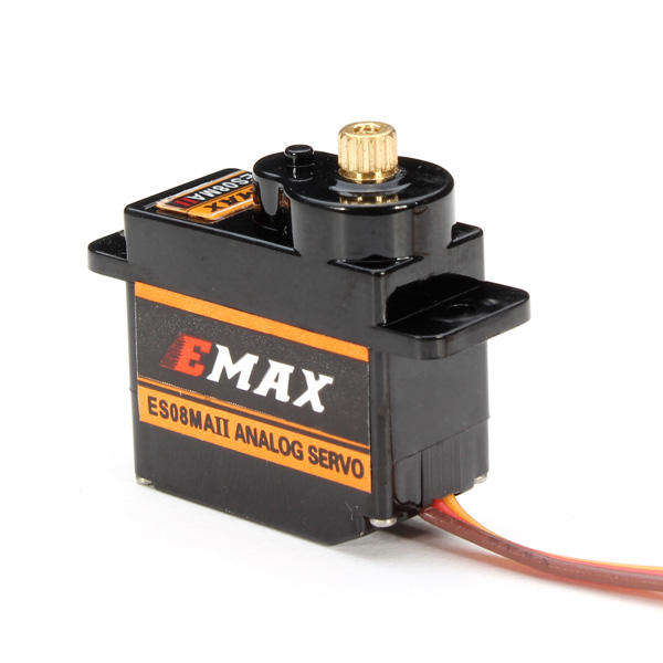2X EMAX ES08MA II 12g Mini Metal Gear Analog Servo for RC Model