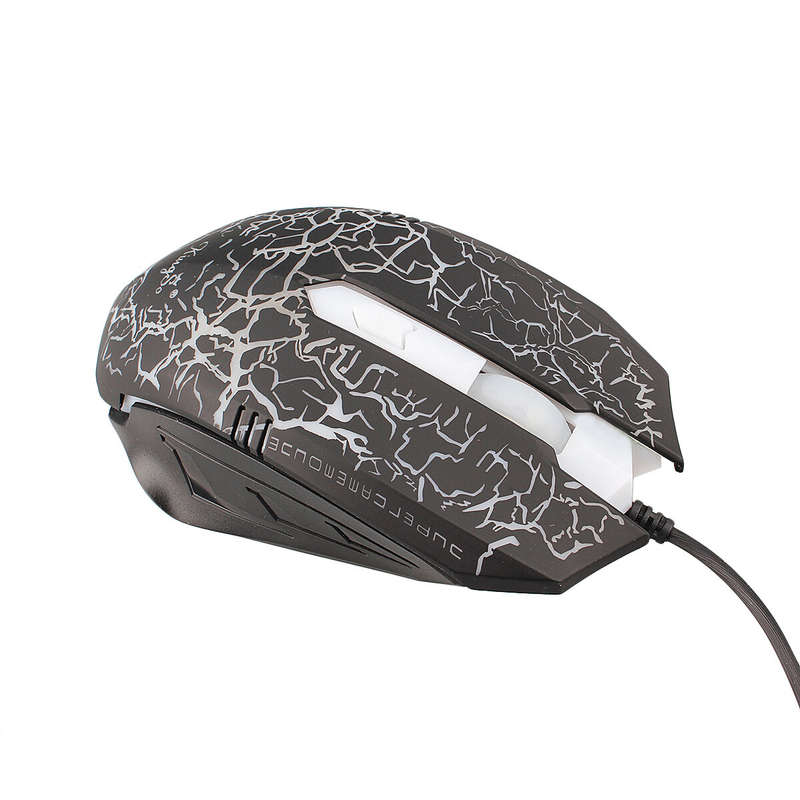 ELEGIANT YS-06 Wired Gaming Mouse 2000DPI 6 Buttons LED Backlight USB Wired Mouse Optical Computer M