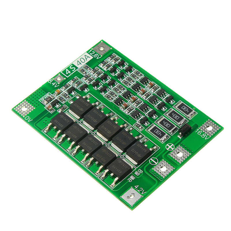 3Pcs 4S 40A Li-ion Lithium Battery 18650 Charger PCB BMS Protection Board with Balance For Drill Mot