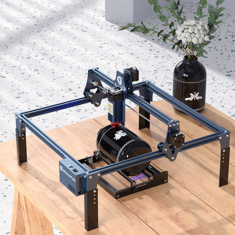 SCULPFUN Laser Rotary Roller for S9 Laser Engraver Y-axis Roller 360 degree Rotating for 6-150mm Eng