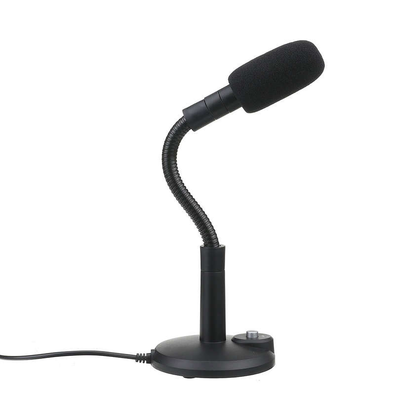 ELEGIANT RGM-03 USB PC Microphone Recording Computer Mic with Mute Button for Mac Laptop PC for Net