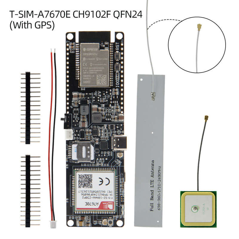 LILYGO TTGO T-SIM A7670G A7670E A7670SA R2 Wireless Module ESP32 Chip 4G LTE CAT1 MCU32 Development