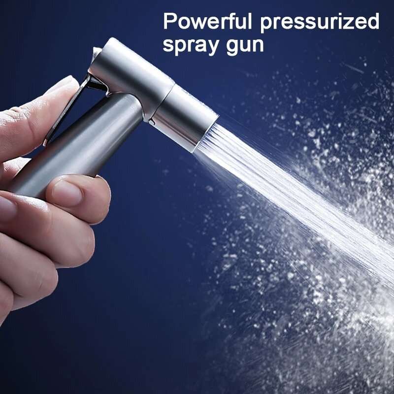 Handheld Bidet Sprayer Set Stainless 304 Steel Spray Gun Shower Handheld Toilet Bidet Faucet Sprayer