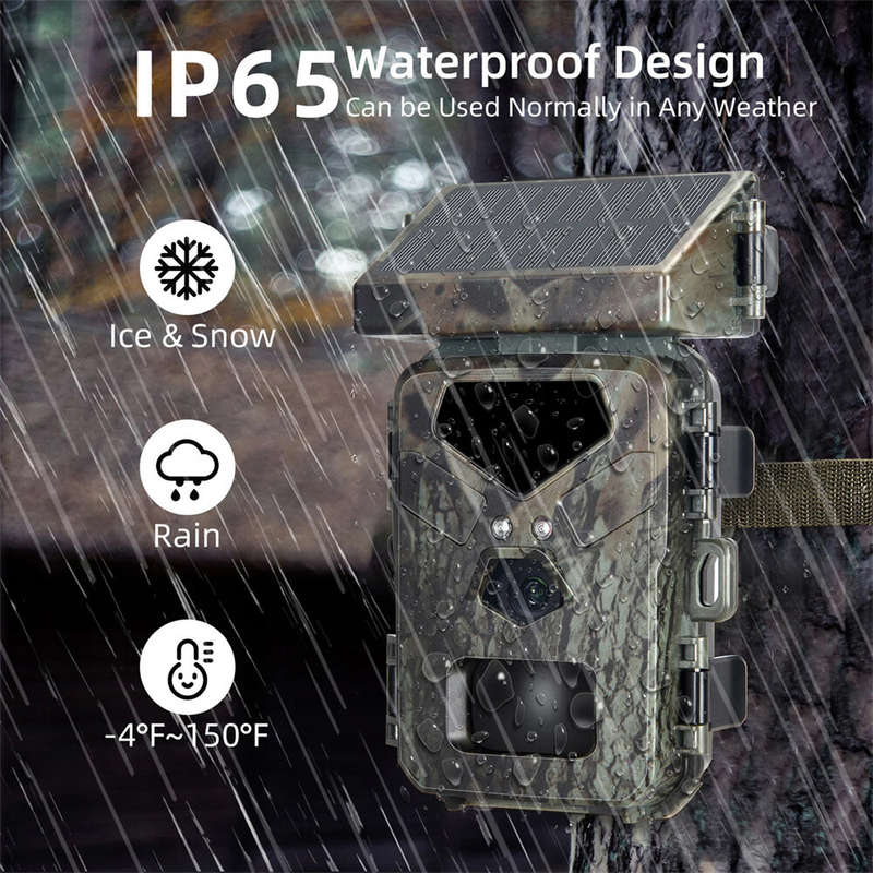 Mini700 Outdoor Solar Wild Camera 20MP 1080P HD Wild Animal Detect Trail Camera Monitoring Infrared