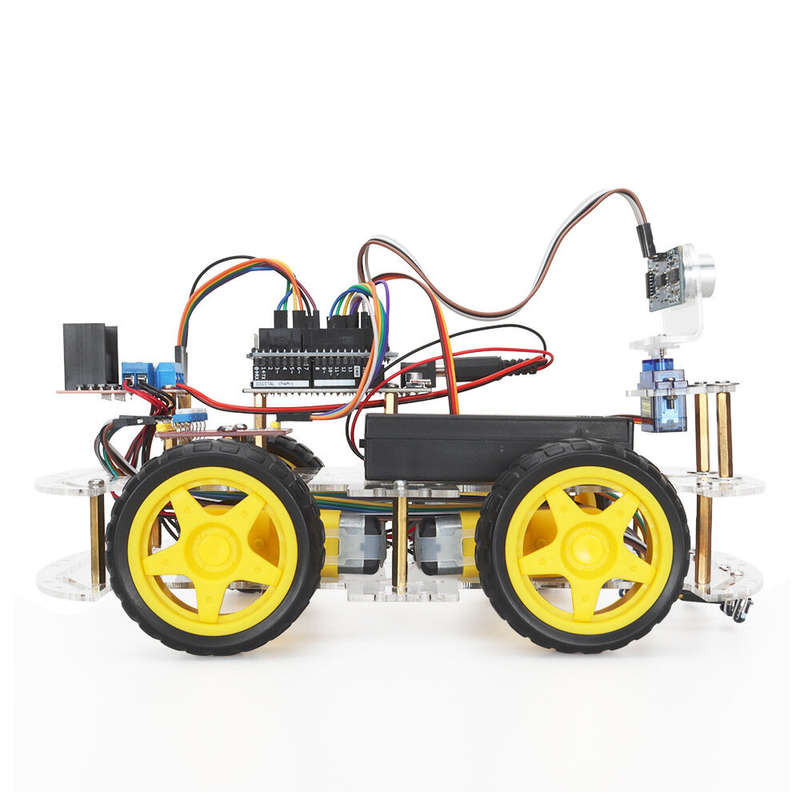 TSCINBUNY Smart Robot Car Starter Kit For Arduino Programming Electronic 4WD Robot Car Robotics Educ