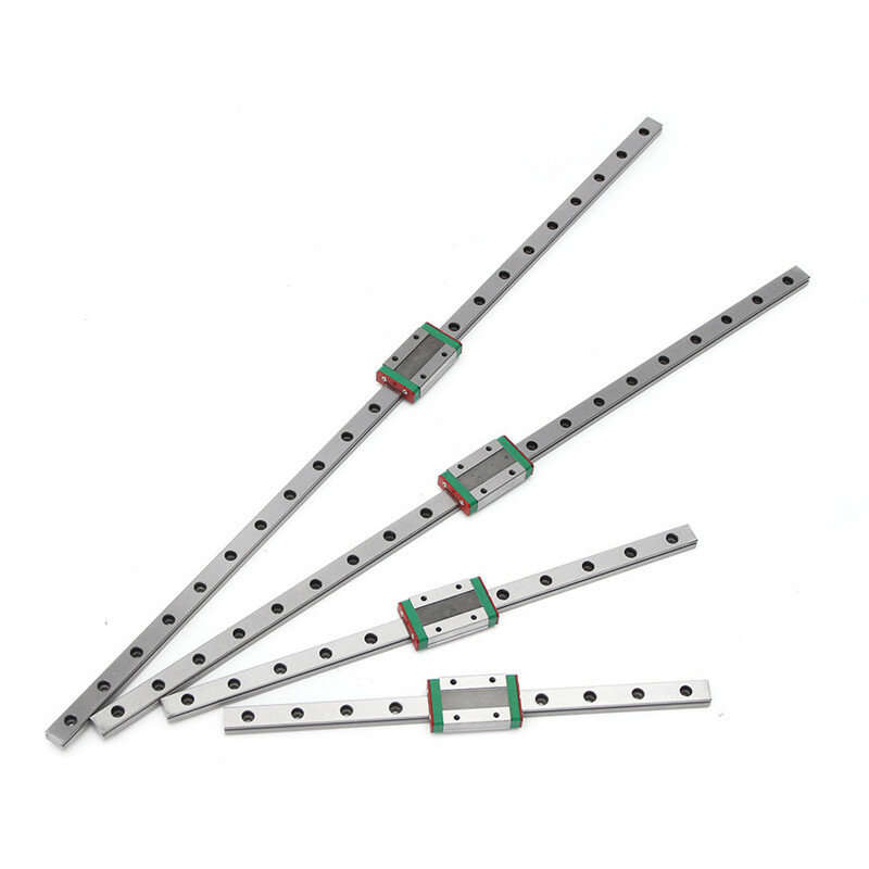 Drillpro MGN12 100-1000mm Linear Rail Guide with MGN12H Linear Sliding Guide Block CNC Parts