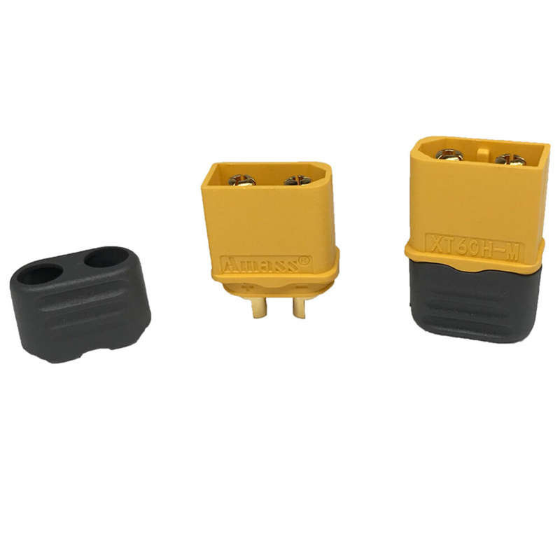 10PCS XT60H Plug-in Component DC 500V Gold-plated Copper Connector Terminals, Easy Weldability Anti-