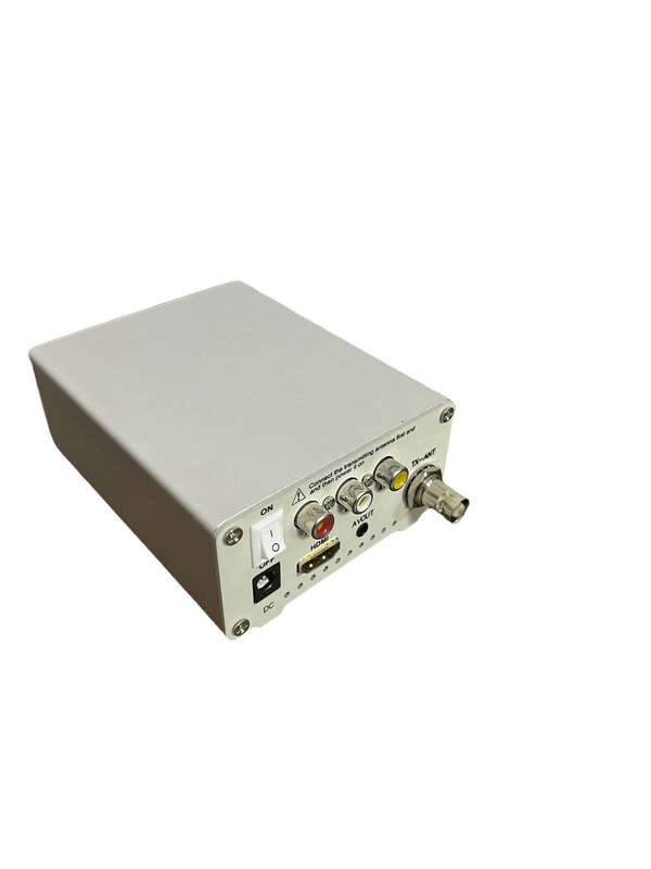Analog TV Signal Transmitter 0.5W-2W Adjustable Power Aluminum Alloy HDMICVBS VHF UHF Wireless Video
