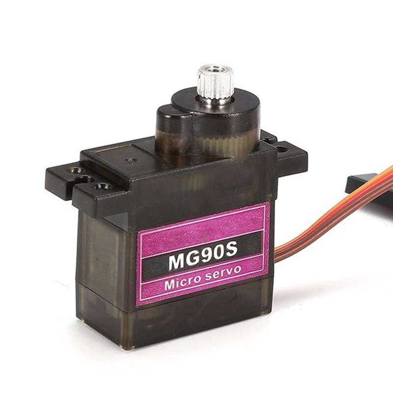 10PCS MG90S RC Micro Plastic Gear Servo 13.4g Motor For ZOHD Volantex Airplane For RC Helicopter Car