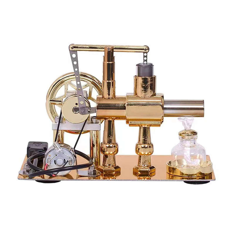 Stirling Engine Model Generator Physics Experiment Science Discovery Production Invention DIY Projec