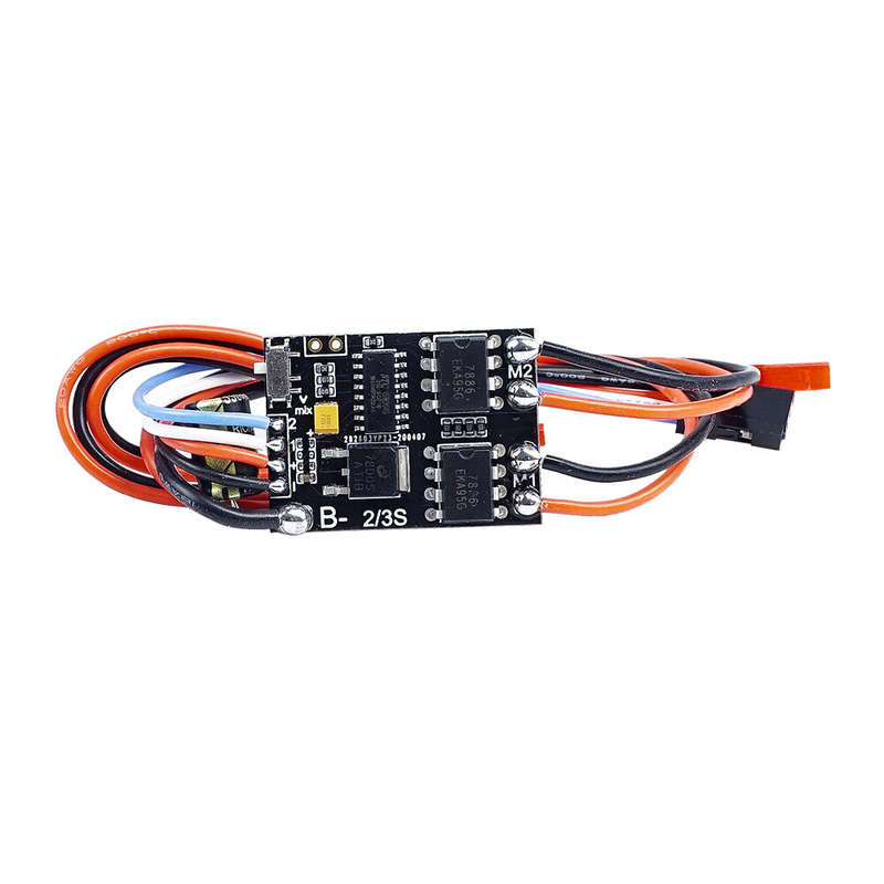 Flipsky Dual Way 5AX2 Brushed ESC Speed Controller 2-3S for 130/180 Motor Engine RC Car Airplane Mod
