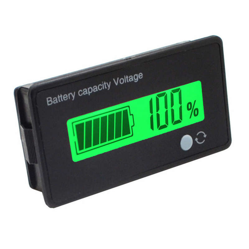 Geekcreit 12V/24V/36V/48V 8-70V LCD Acid Lead Lithium Battery Capacity Indicator Digital Voltmeter