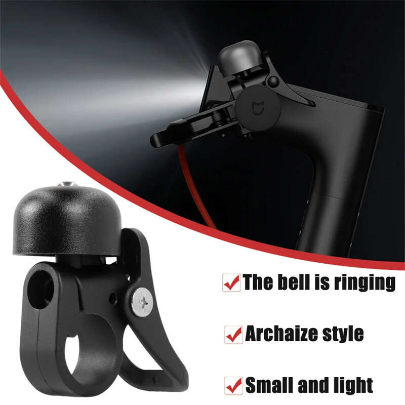 XANES Aluminum Alloy Horn Bell Ring General Compatible with Xiaomi Mijia M365 Electric Scooter Bicyc
