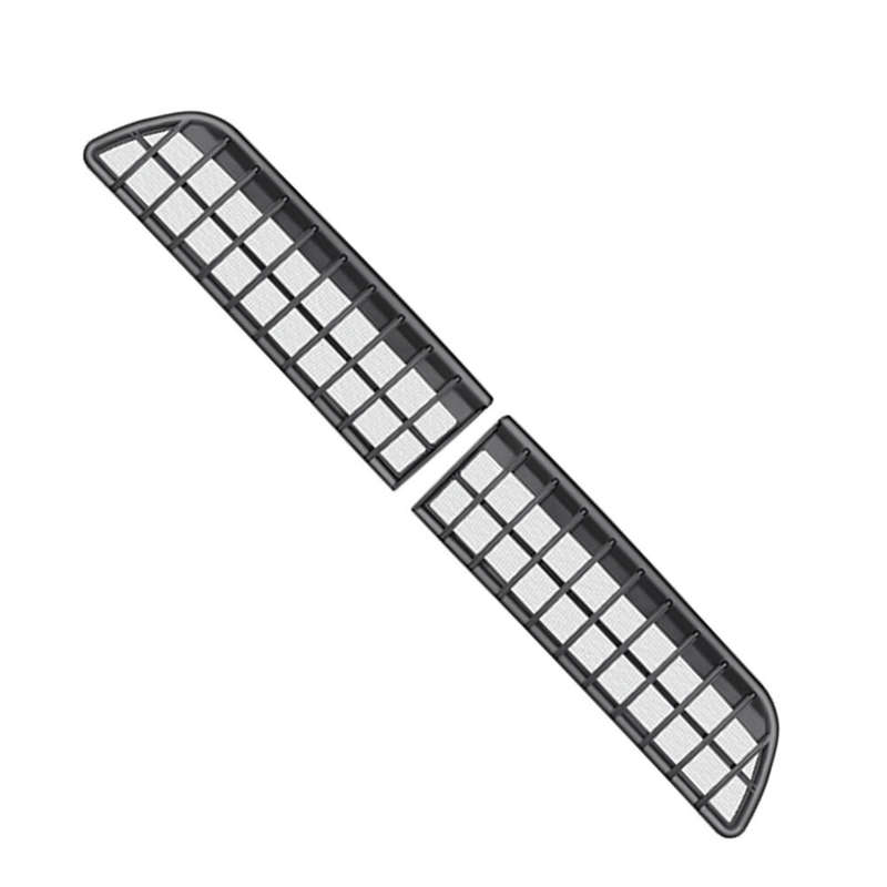 2pcs Air Inlet Protective Cover Anti-insect Anti-fouling Front Cover Air-Conditioning Cover For Tesl