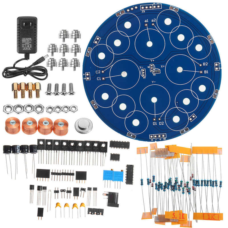 1Set 300g Intelligent Magnetic Levitation DIY Kits Suspension Magnetic Electronic Module Kit with US