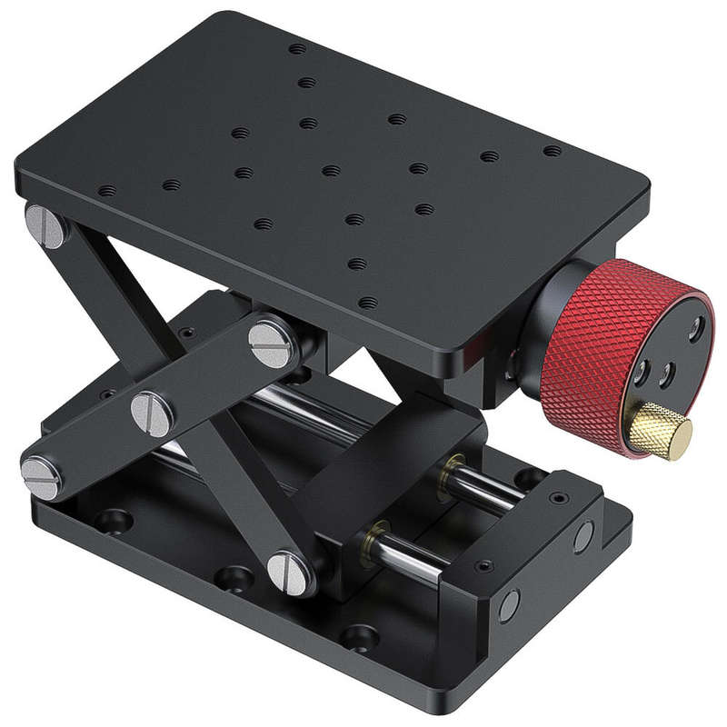 GANWEI Z-Axis Manual Lift Platform 55mm-122mm High Precise Optical Sliding Lifting Displacement Plat