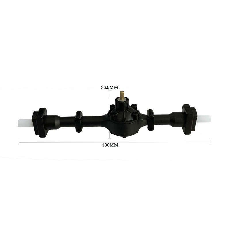 2PCS Front Rear Bridge Axle W/ Metal Gear for WPL B14 B24 C14 C24 Fayee FY001 FY002 Rc Car Parts