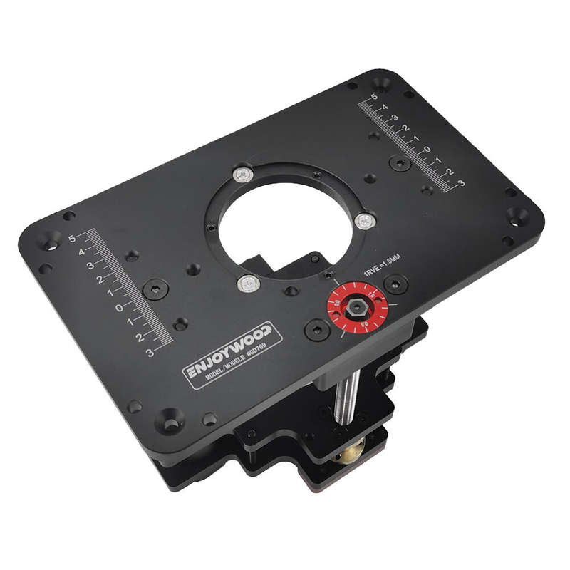 ENJOYWOOD GD7 PRO Router Lift for 65mm/69mm Wood Router for Router Table Set Up Lift with Router Pla