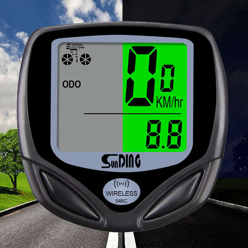 Sunding SD-546C Bike Computer Wireless Stopwatch Bicycle Speedometer Computers Bike Cycling Digital