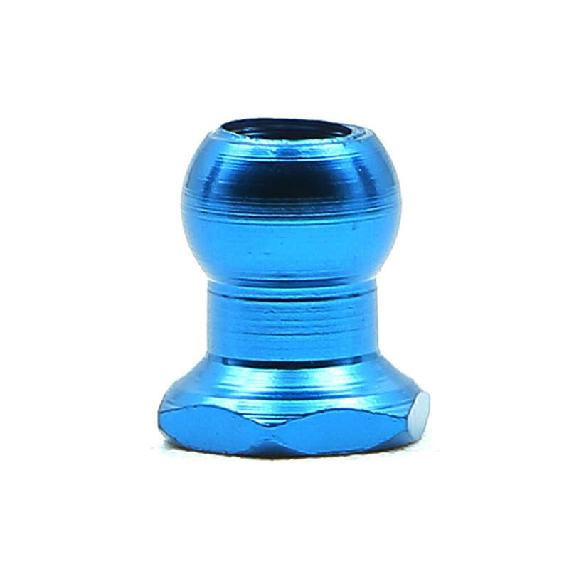 10PCS Aluminum Alloy Ball Head Nuts 5mm for TAMIYA 1/10 RC Car Vehicles Models Toys Spare Parts 5364