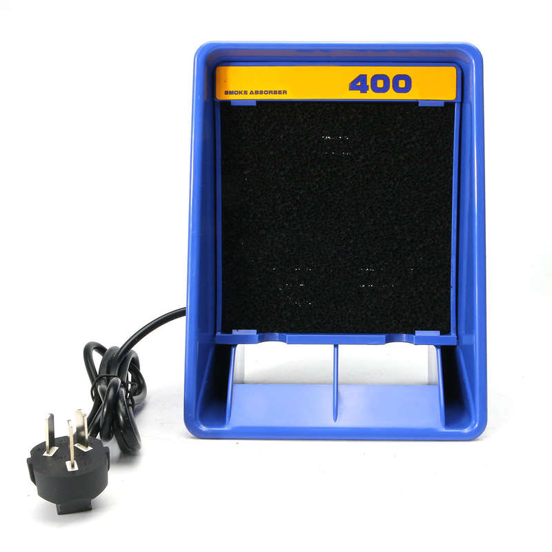220V Solder Smoke Absorber Remover Fume Extractor Air Filter Fan For Soldering