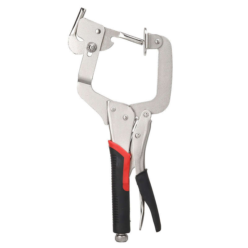 12 Inch/300mm Vigorous Pliers Woodworking Oblique Hole Clamp Dual Purpose C-Clamp High-Quality Chrom