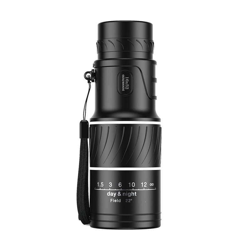 Powerful Monocular Telescope 16x52 Long Range Telescope Prism Compact Monocle for Hunting Camping Wa