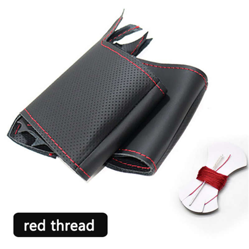 Artificial Leather Car Steering Wheel Cover for VW Golf 4 Passat B5 1996-2003 Seat Leon 1999-2004 fo