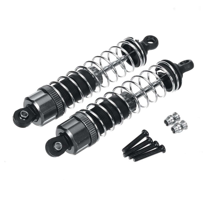 2PCS HBX 2996A 1/10 RC Car Parts Aluminum Cap Oil Filled Shock Absorber Damper Vehicles Models Spare