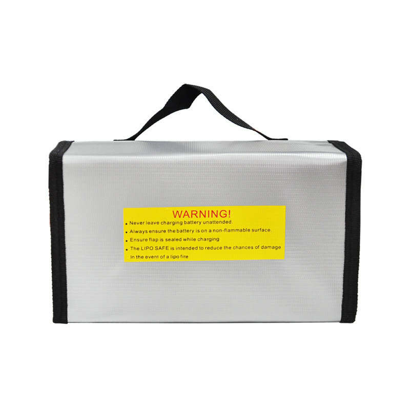 215*155*115mm Fire Retardant Portable Safety Fireproof Case Handbag Box LiPo Battery Bag for Lipo Ba