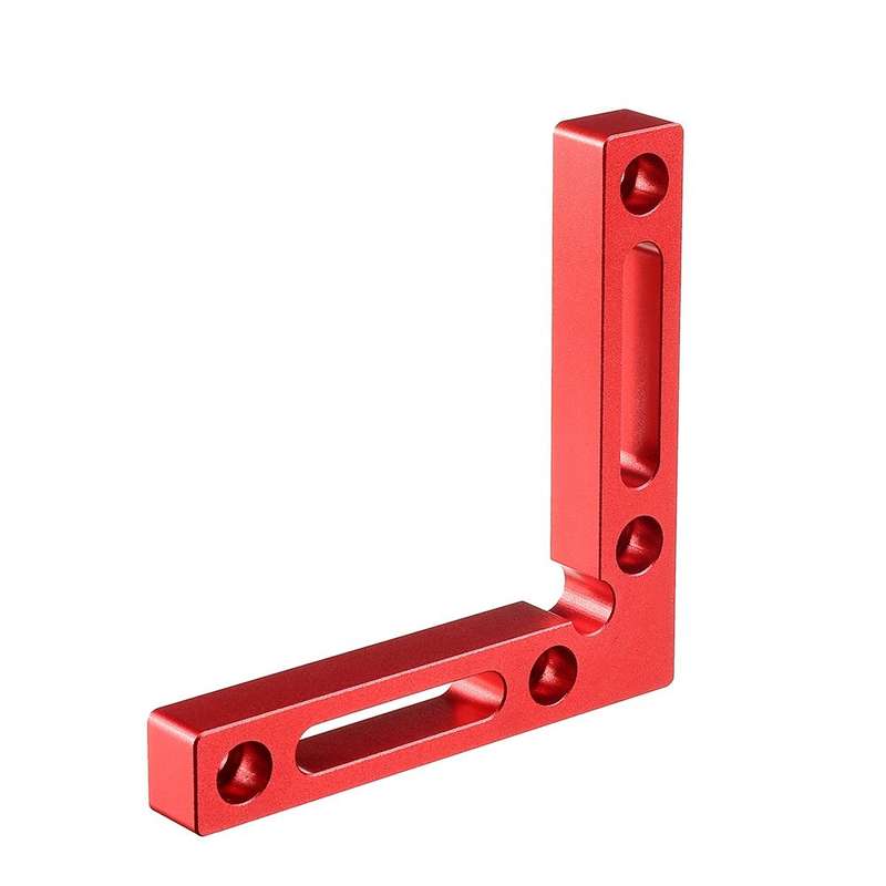 Drillpro Upgrade Aluminium Alloy 90 Degree 120x120mm Precision Clamping Square Woodworking L-Shaped